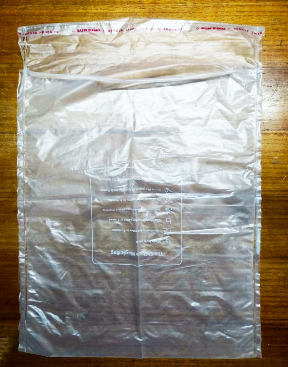 Biodegradable Water-Soluble Packing Bags - Medium - Pack of 100